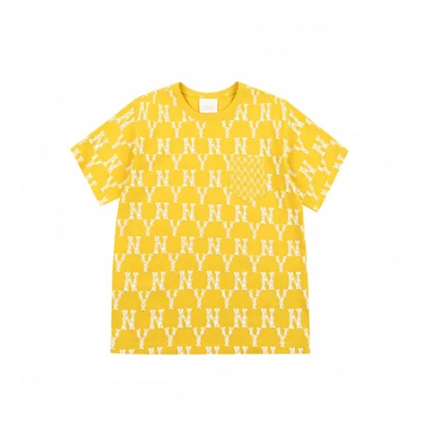Áo Phông MLB Monogram Mix Pocket Overfit Short Sleeve T-Shirt New York Yankees 31TSM4131-50D Size XS
