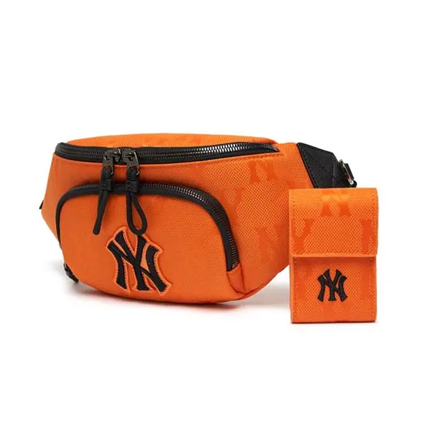 Túi Đeo Hông MLB Monogram Nylon Jacquard Hip New York Yankees 3AHSM011N-50ORS