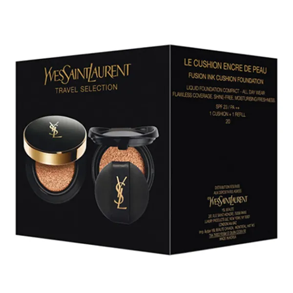 Set Phấn Nước Cushion Yves Saint Laurent YSL Ink Fusion Tone 20 Kèm Lõi Refill