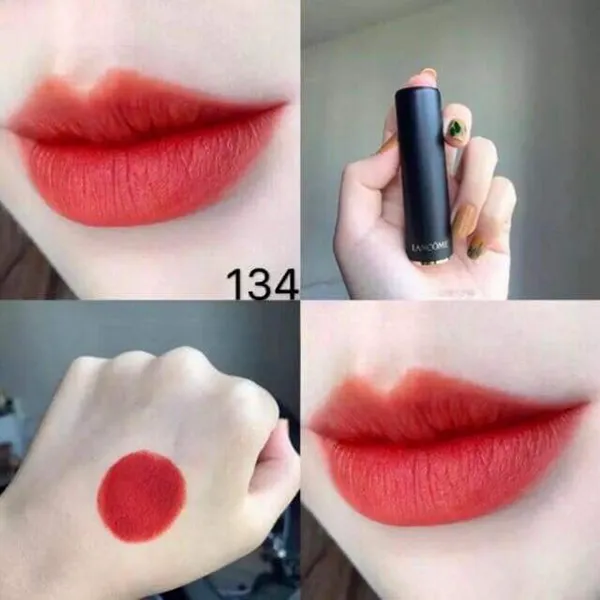 Son Lancôme 134 Rouge Passion Màu Đỏ Gạch - Drama Matte