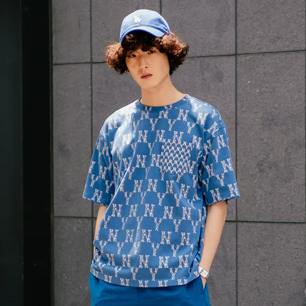 Áo Phông MLB Monogram Mix Pocket Overfit Short Sleeve T-Shirt New York Yankees 31TSM4131-50U Size XS - Thời trang - Vua Hàng Hiệu