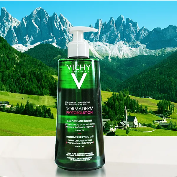 Sữa Rửa Mặt Cho Da Dầu Mụn Vichy Normaderm Phytosolution Gel 400ml