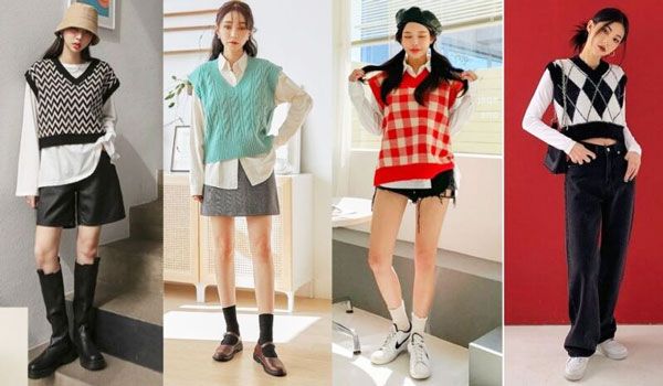 Top 7 cách phối áo gile với chân váy dài hợp thời trang nhất