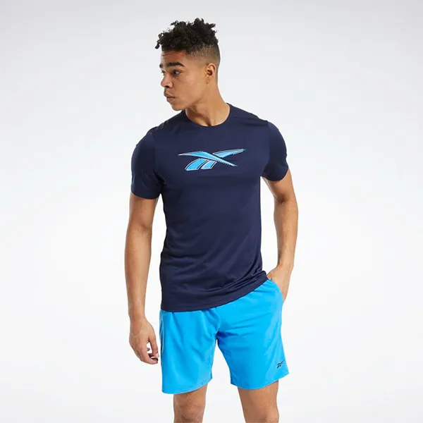 Áo Phông Reebok Amiseta Workout Ready Graphic Blue FS8446