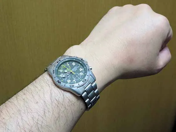Đồng Hồ Nam Seiko Chronogargh SND377P Màu Bạc