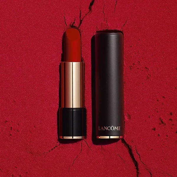 Son Lancôme L'absolu Rouge Drama Matte 505 Adoration Màu Đỏ Cam