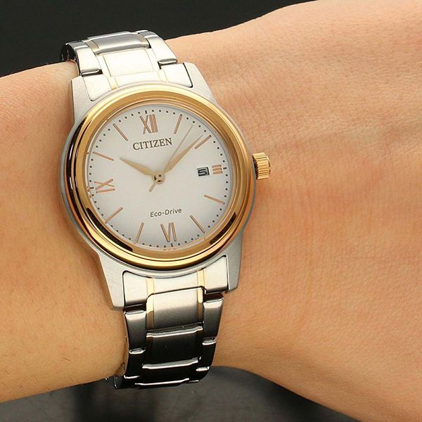 Đồng Hồ Nữ Citizen Eco-Drive Two Tone Dress Watch FE1226-82A - 1