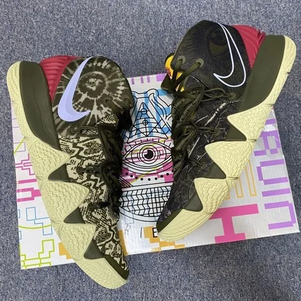 Giày Thể Thao Nike Kybrid S2 'Olive Red Yellow' CQ9323-300