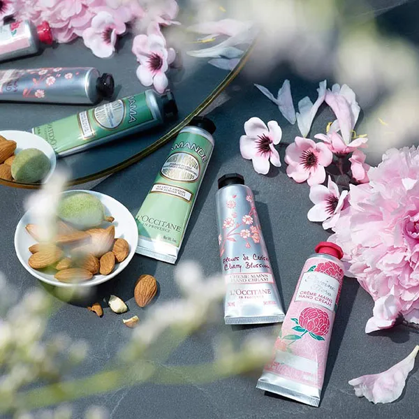 Kem Dưỡng Da Tay Hoa Anh Đào L'occitane Cherry Blossom Hand Cream 150ml - Mỹ phẩm - Vua Hàng Hiệu