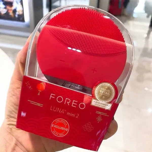 Máy Rửa Mặt Foreo Luna Mini 2 (Đỏ - Red) - Máy rửa mặt - Vua Hàng Hiệu