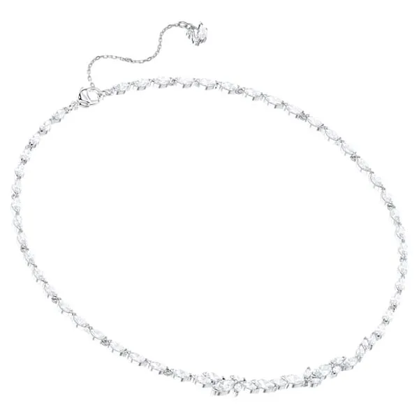 Dây Chuyền Swarovski Louison Necklace White Rhodium Plated