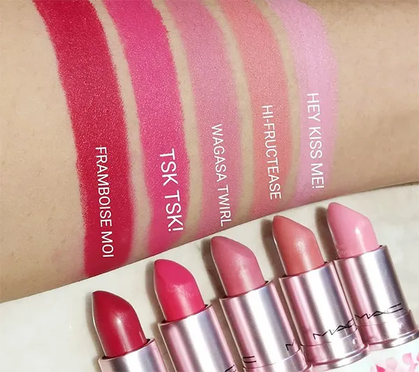 Son Mac Boom Boom Bloom Framboise Moi, Đỏ Hồng - Son Môi - Vua Hàng Hiệu