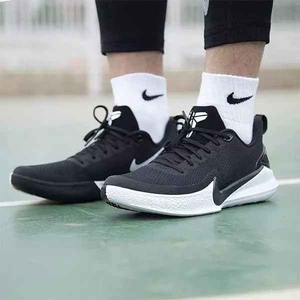 Giày Bóng Rổ Nike Mamba Focus Kobe Black/White AO4434-001 Màu Đen - Giày - Vua Hàng Hiệu