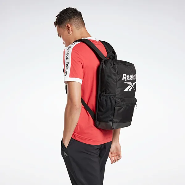 Balo Reebok Training Essentialls Blackpack Medium Black FL5176 Màu Đen - Túi xách - Vua Hàng Hiệu