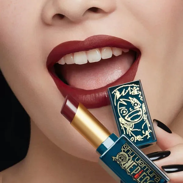 Son Shu Uemura One Piece Gear Flame Màu Đỏ Bordeaux - Son Môi - Vua Hàng Hiệu