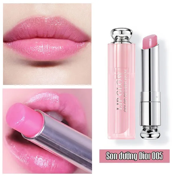 Son Dưỡng Dior Addict Lip Glow Màu 005 Lilac Màu Hồng Tím - 2