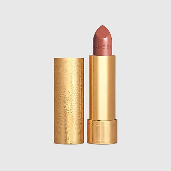 Son Gucci 200 Blaze Of Noon Màu Hồng Cam Nude – Satin Lipstick - 1