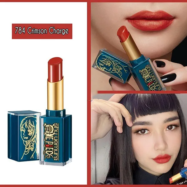 Son Shu Uemura One Piece 784 Crimson Charge Màu Đỏ Đất - Son Môi - Vua Hàng Hiệu