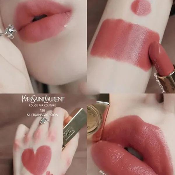 Son Yves Saint Laurent YSL 156 Nu Transgression Màu Hồng Trầm