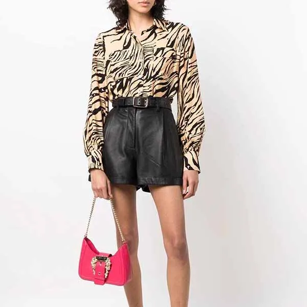 Túi Xách Versace Jeans Couture Oversized-Buckle Crossbody Bag Màu Hồng - Túi xách - Vua Hàng Hiệu