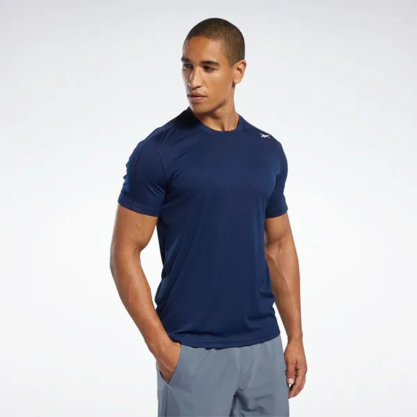 Áo Phông Reebok Workout Ready Polyester Tech Tee Blue FP9099 - Thời trang - Vua Hàng Hiệu