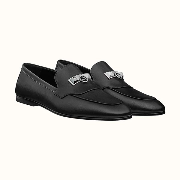 Giày Lười Hermès Blaise Loafer Noir Màu Đen Size 41 - 2