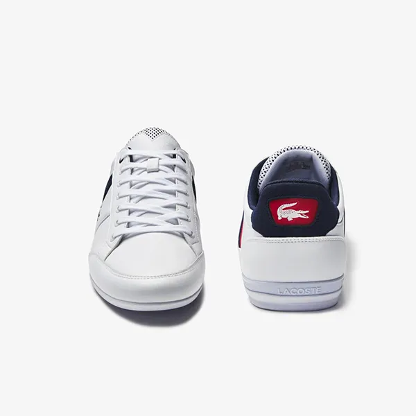 Giày Thể Thao Lacoste Chaymon 0120 2 CMA Synthetic White Navy Red 7-40CMA0067407 Size 39.5