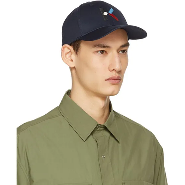 Mũ Kenzo Embroidered-Logo Six-Panel Cap In Màu Xanh Navy
