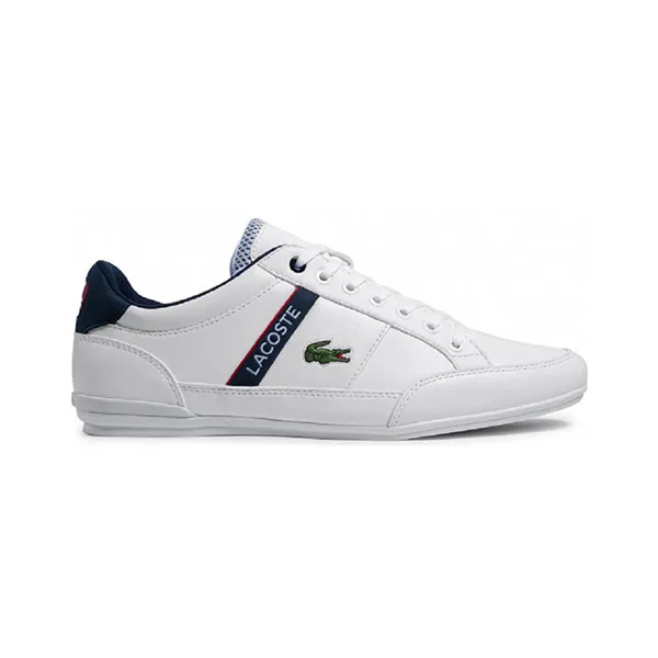 Giày Thể Thao Lacoste Chaymon 0120 2 CMA Synthetic White Navy Red 7-40CMA0067407 Size 39.5