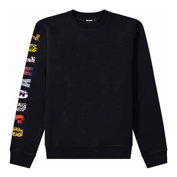 Áo Nỉ DSquared2 Sweatshirts For Men Màu Đen Size M - 2