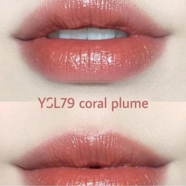 Son Dưỡng Yves Saint Laurent YSL Màu 79 Coral Plume Cam Đất