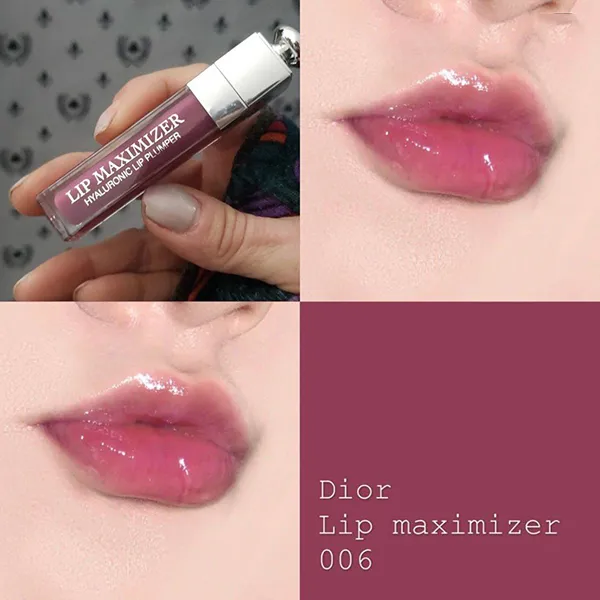 Son Dưỡng Dior Collagen Addict Lip Maximizer 006 Berry Màu Hồng Dâu - Son Môi - Vua Hàng Hiệu