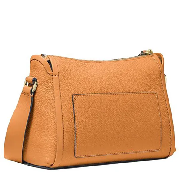 Túi Xách Michael Kors MK Carine Large Pebbled Leather Crossbody Bag in Cider Màu Nâu Vàng - Túi xách - Vua Hàng Hiệu