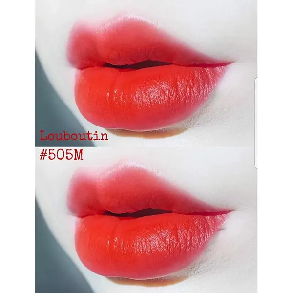 Son Christian Louboutin Diva 505M Màu Đỏ Cam - Velvet Matte - Son Môi - Vua Hàng Hiệu