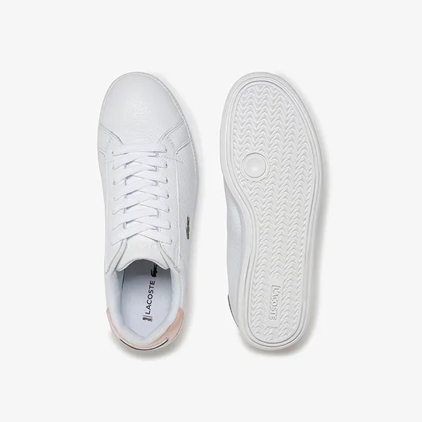 Giày Lacoste Graduate 120 1 SFA Kadın Beyaz Pudra Deri Sneaker Màu Trắng Size 36 - Giày - Vua Hàng Hiệu