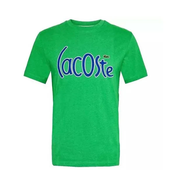 Áo Phông Lacoste Cotton T-Shirt TH0049-QMN Màu Xanh Lá Cây Size M - Thời trang - Vua Hàng Hiệu