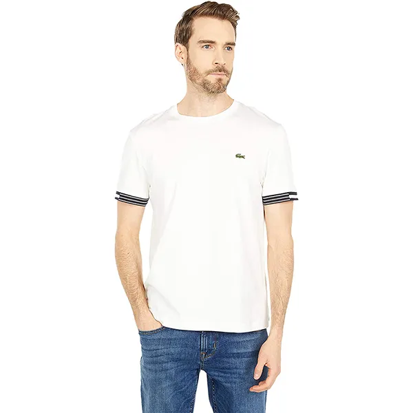 Áo Phông Lacoste Graphic Tee Màu Trắng Size S