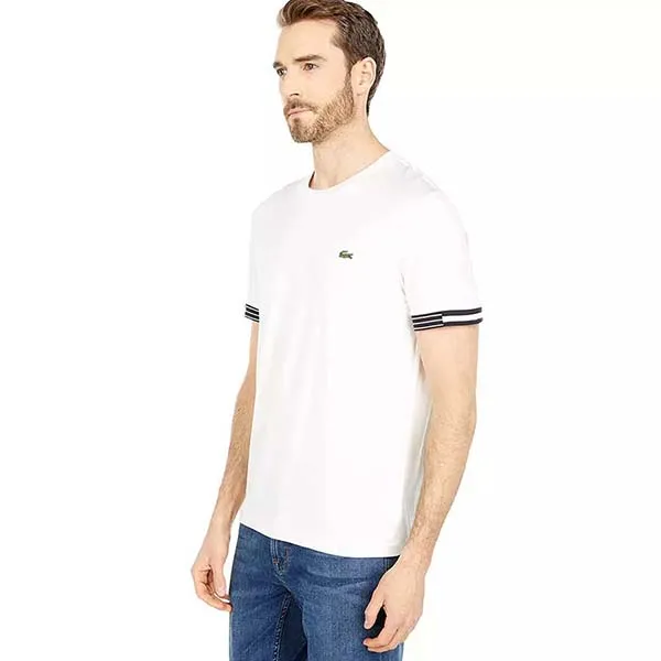 Áo Phông Lacoste Graphic Tee Màu Trắng Size S