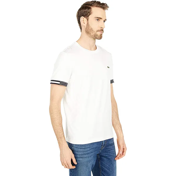 Áo Phông Lacoste Graphic Tee Màu Trắng Size S
