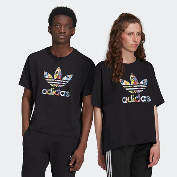 Áo Phông Unisex Adidas Love Unites Tshirt  HE2520 Màu Đen Size L - 4