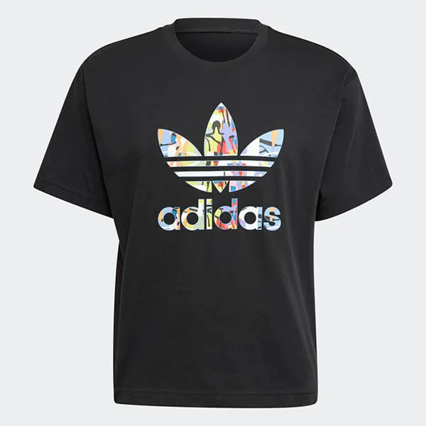 Áo Phông Unisex Adidas Love Unites Tshirt  HE2520 Màu Đen Size L - 1