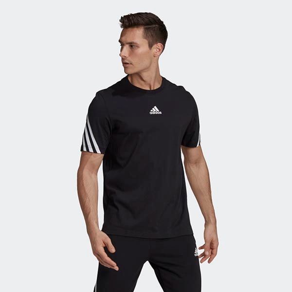 Áo Phông Adidas Tape 3 Sọc Adidas Sportswear Tshirt  Màu Đen Size L - 3