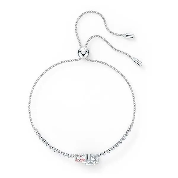 Vòng Tay Swarovski Attract Soul Braceletpink, Rhodium Plated 5517120