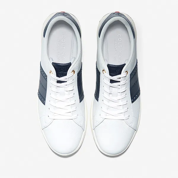 Giày Cole Haan Grandpro Tennis Sneaker Màu Trắng Xanh Navy Size 41.5 - Giày - Vua Hàng Hiệu