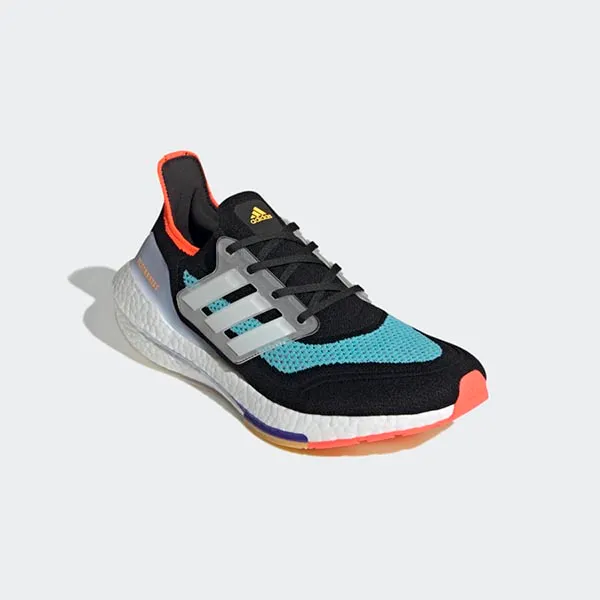 Giày Thể Thao Adidas UltraBoost 21 Core Black/Cloud White/Pulse Aqua