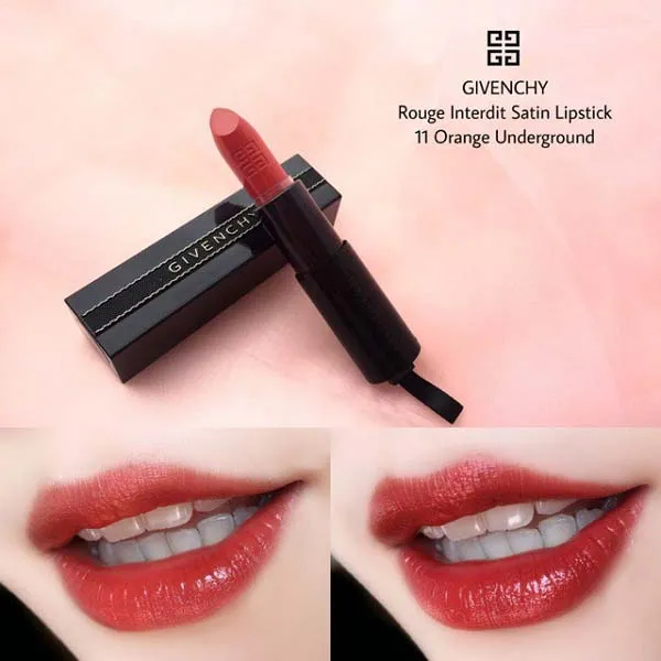 Son Givenchy 11 Orange Underground - Đỏ Cam Đất Đẹp Dòng Rouge Interdit