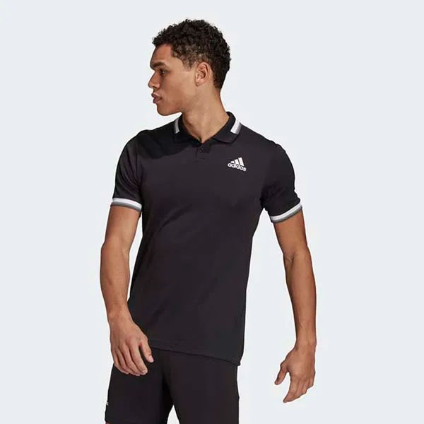 Áo Polo Adidas Tennis HEAT.RDY Tennis Ribbed GL5812 Màu Đen