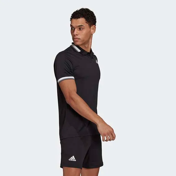 Áo Polo Adidas Tennis HEAT.RDY Tennis Ribbed GL5812 Màu Đen