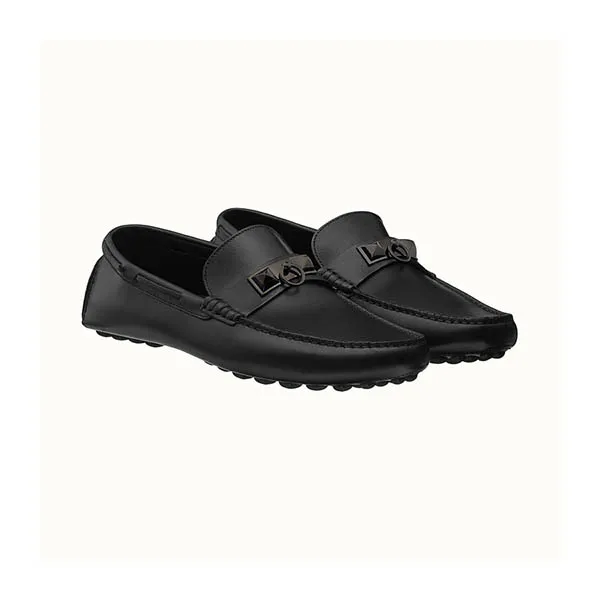 Giày Lười Hermès Irving Loafer Noir Màu Đen Size 41