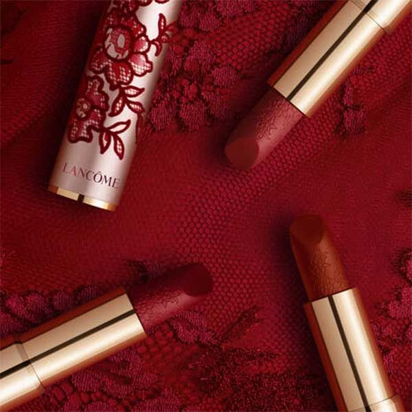 Son Lancôme L’absolu Rouge Intimatte Valentine’s Day 2021 Limited Edition 196 Pleasure First Màu Đỏ Gạch - 1